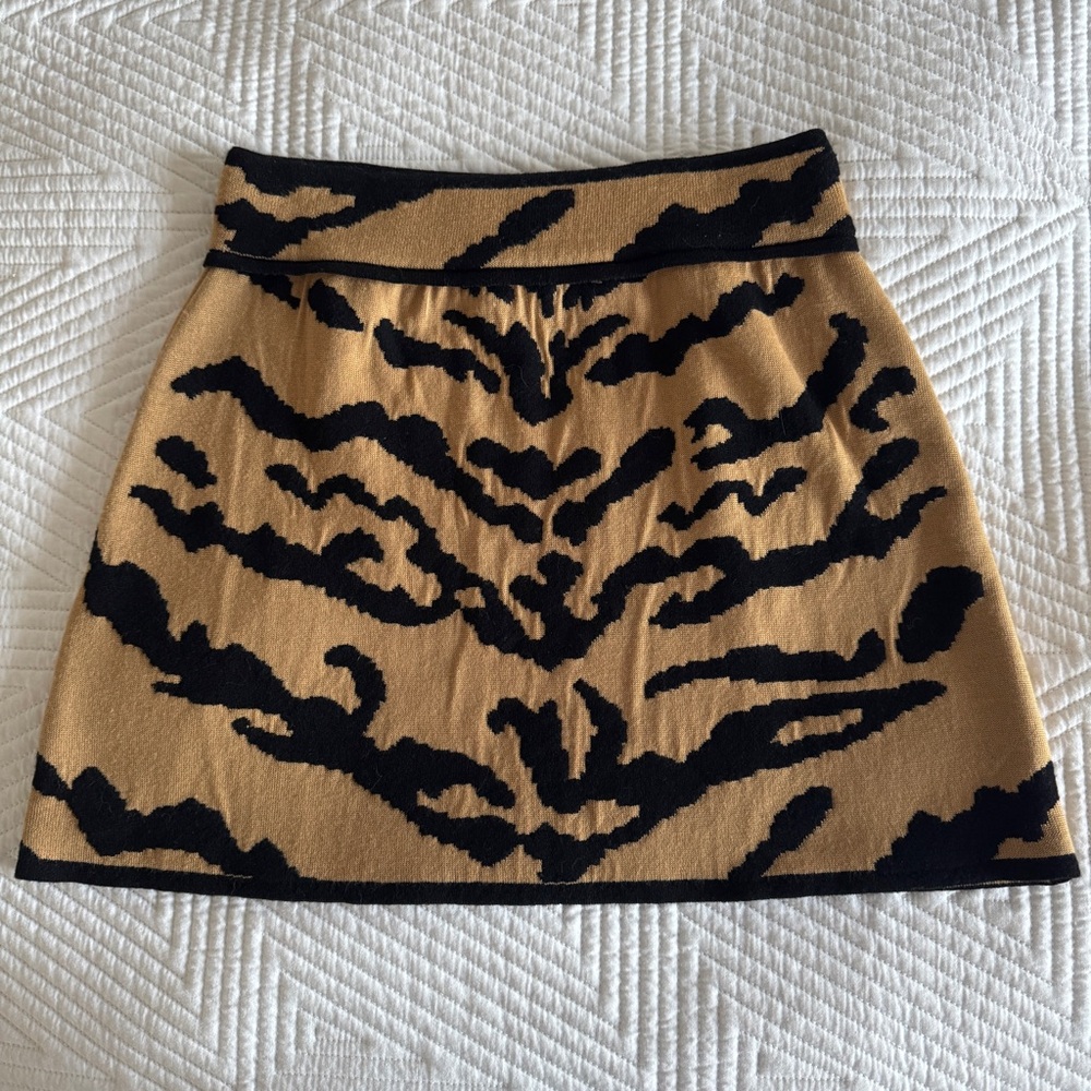 Missoni Black and Tan Mini Skirt